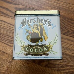 Vintage Hershey's Cocoa Cherub TIN Container Advertising Bristol Ware Empty